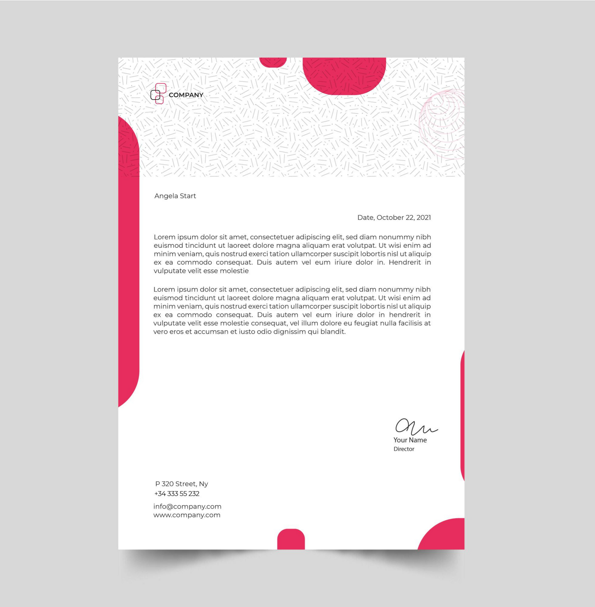 A4 Letterheads (210x297mm)