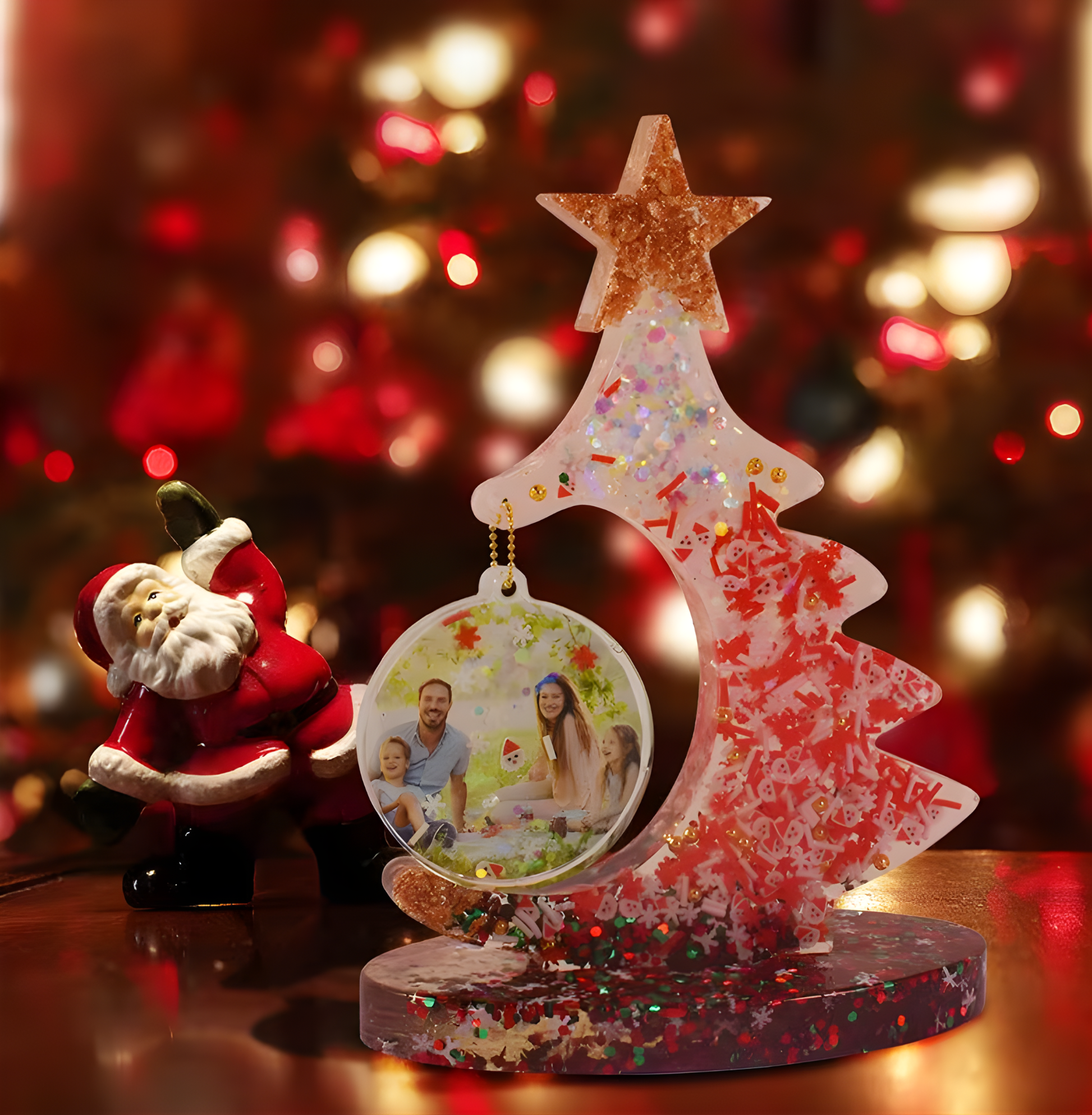 Custom Photo Christmas Tree Gift