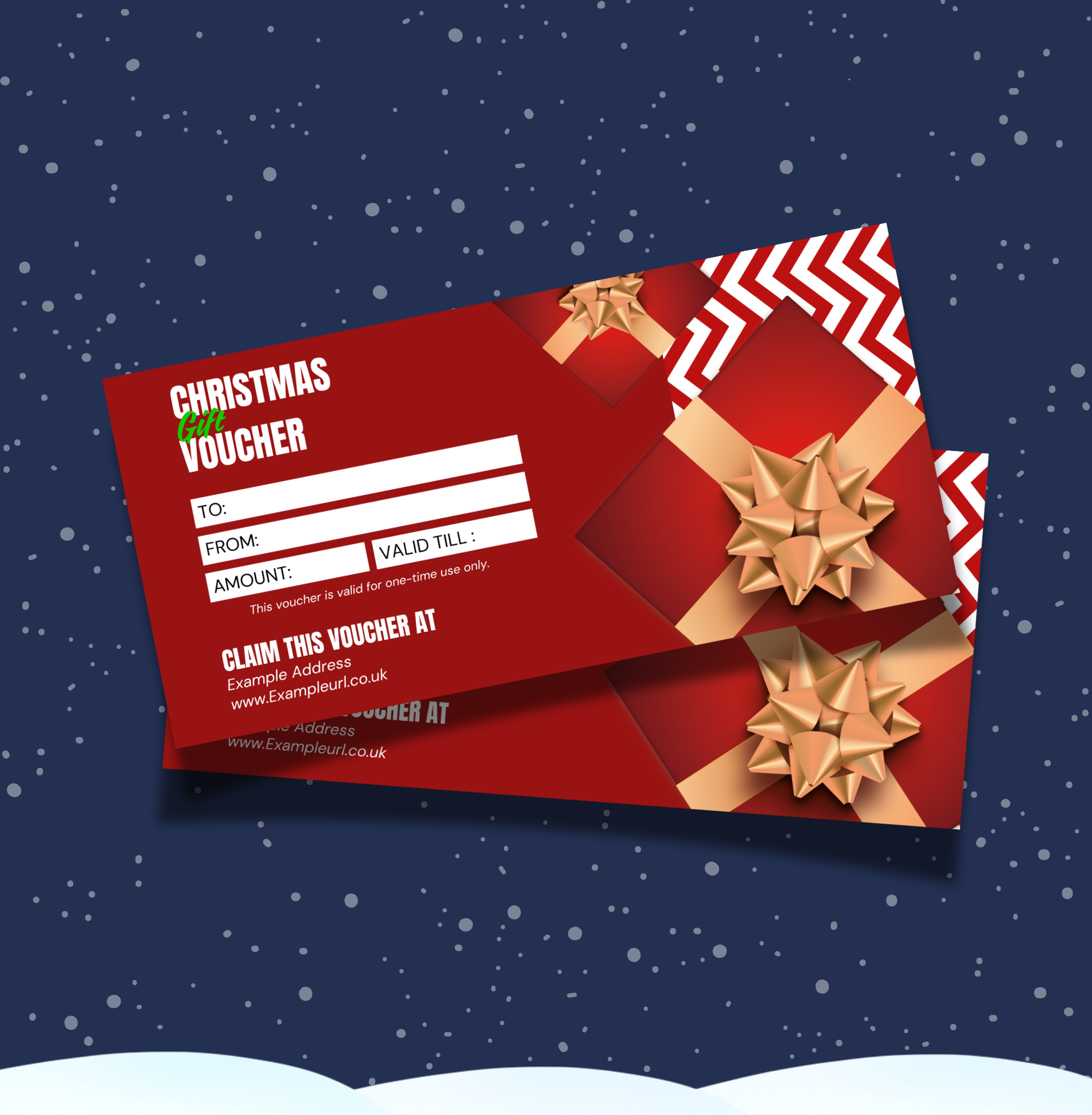 Christmas Gift Voucher (99x210mm)