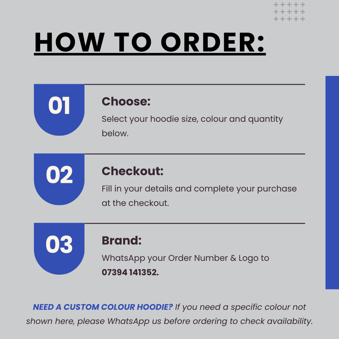 High Quality Custom Unisex Hoodies
