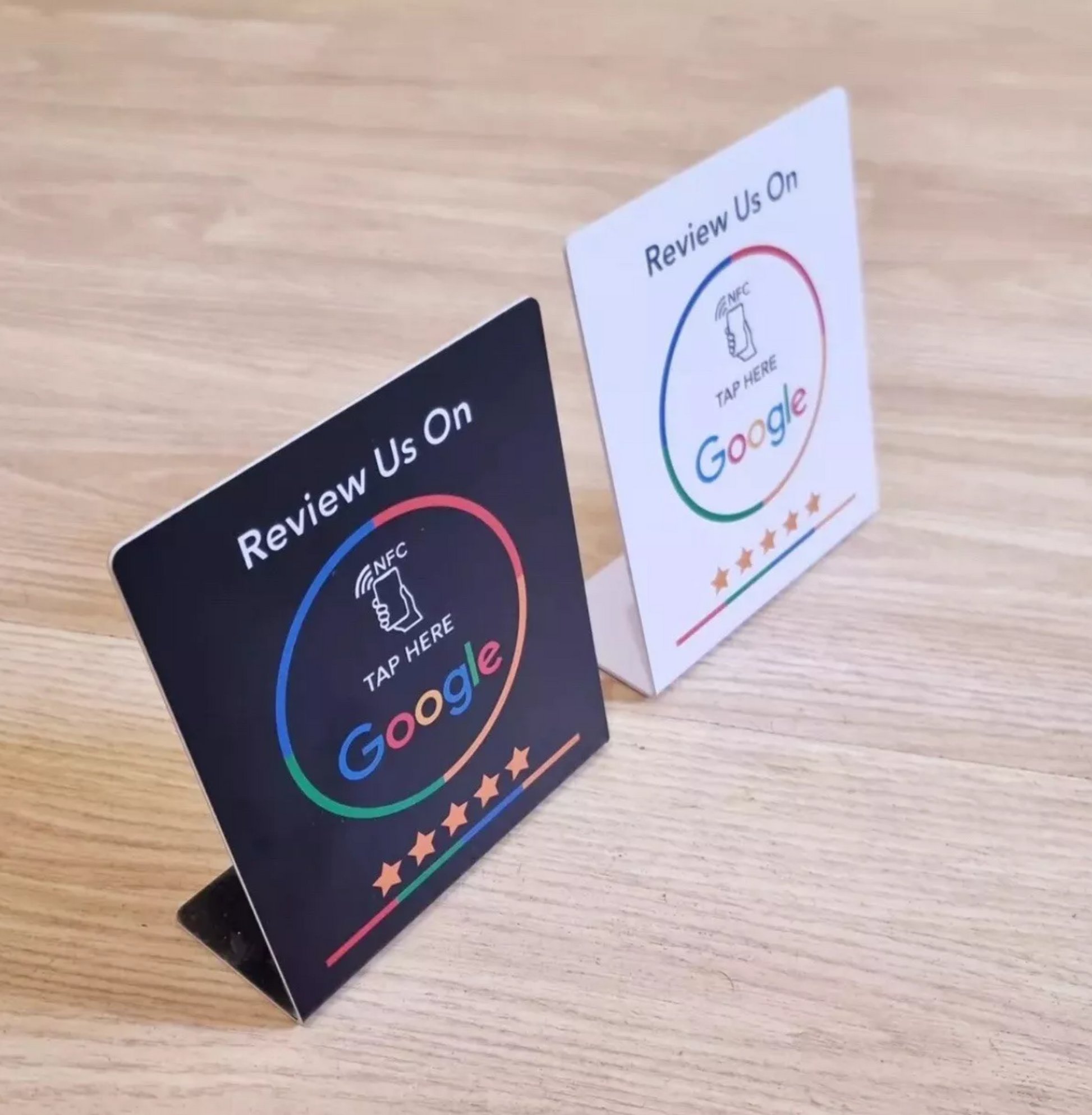 NFC Google Review Stand