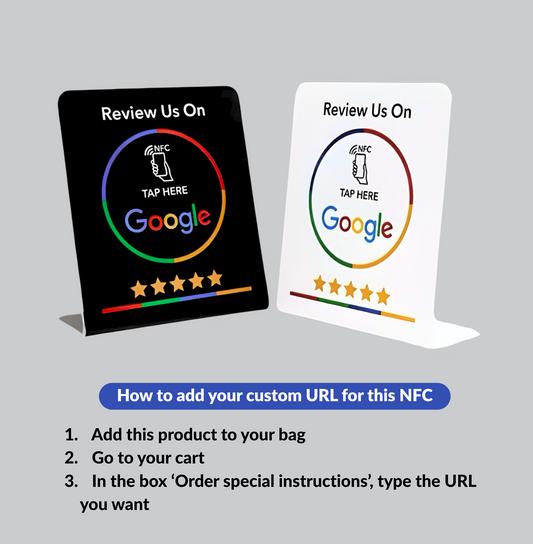 NFC Google Review Stand