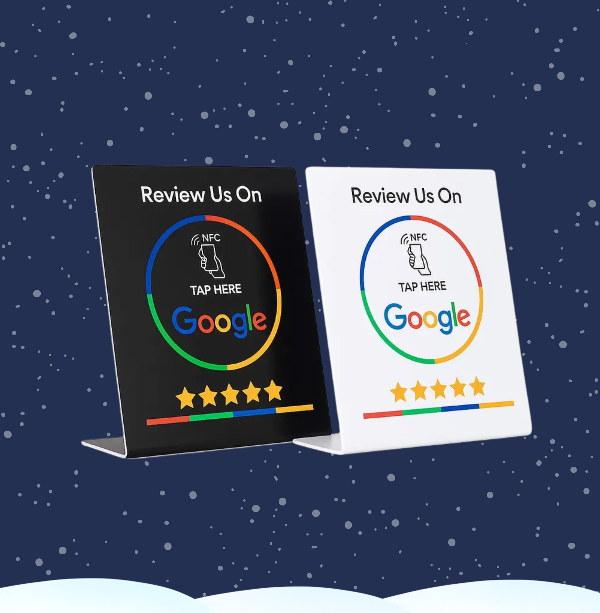 NFC Google Review Stand