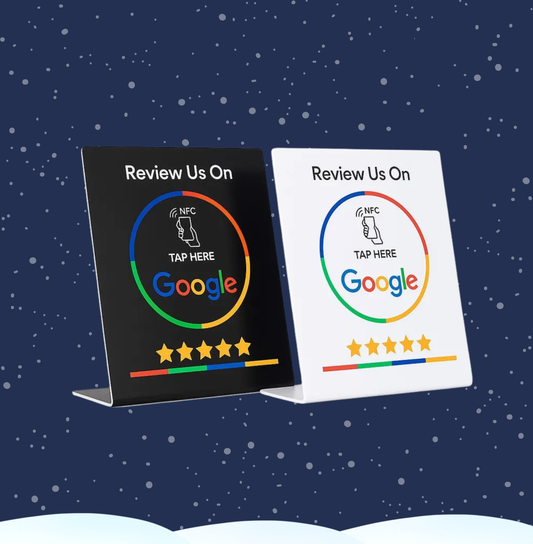 NFC Google Review Stand