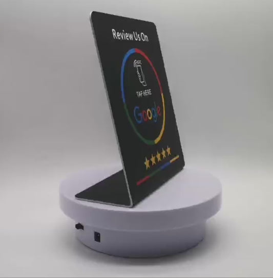 NFC Google Review Stand